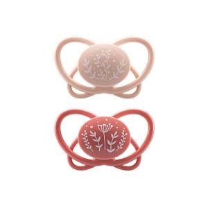 Set 2 Suzete MyButterfly din silicon, forma anatomica, simetrica, tetina ortodontica flexibila, cu cutie de transport si sterilizare, 5-18 luni, nip first moments 31611 - Img 5