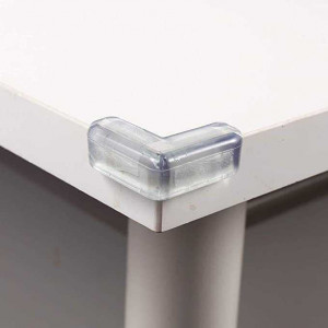 Set 4 aparatori din silicon pentru colturi 4x4x1.5 cm Ikonka IK6821 - Img 3