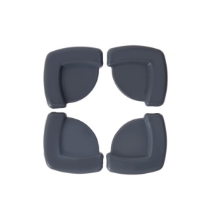 Set 4 protectii pentru colturi mobila BabyJem, antracit - Img 5