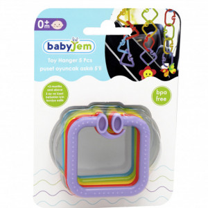 Set 5 inele multifunctionale BabyJem - Img 2