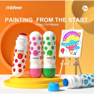 Set 6 carioci lavabile Dot Marker Mideer MD6200 - Img 4