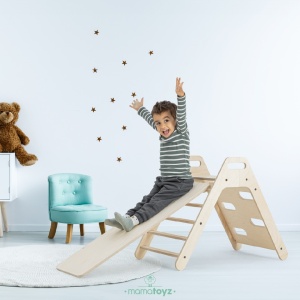 Set de catarat Montessori cu tobogan Pikko, MamaToyz - Img 3