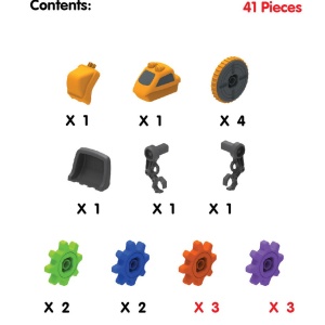 Set de constructie 3 in 1 STEM - Robotel & masinute saniter - Img 6