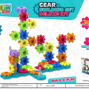 Set de constructie cu rotite Deluxe (100 piese)