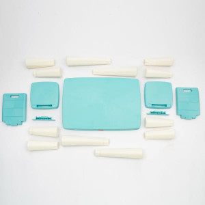 Set masa copii si scaune MyKids 04680/7 Turqoise - Img 3