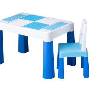 Set masuta cu scaun Tega Lego Multifun Albastru