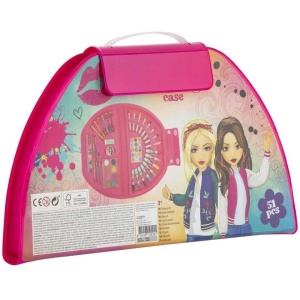 Set pentru pictura in valiza Besties 51 piese Grafix GR140036 - Img 3