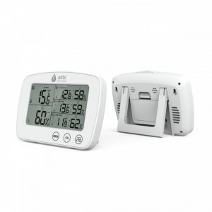 Set Termometru si higrometru digital cu 3 transmitatoare wireless externe Airbi TRIO BI1030 - Img 2