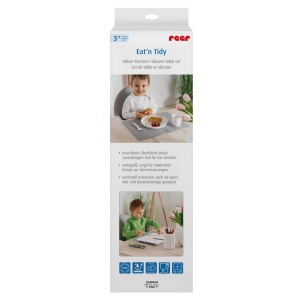 Suport de farfurii, antialunecare pentru bebelusi, din silicon rezistent la caldura, 41.5 x 30 cm, Reer Eat'n Tidy 25021 - Img 2