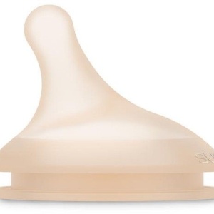 Tetina silicon anticolici, marime S, debit adaptiv, +0 luni, Zero Zero, Suavinex, 2 buc