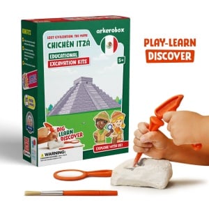 Arkerobox - Set arheologic educational si puzzle 3D, Chichen Itza