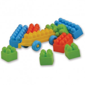 Autobasculanta 30 cm cu 36 piese constructie Ucar Toys UC103 - Img 4