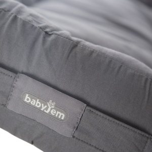 Babynest cu bara de jucarii, BabyJem, antracit - Img 4