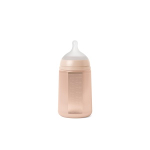 Biberon din silicon, 240ml, Colour Essence SX Pro debit mediu, nude - Img 4