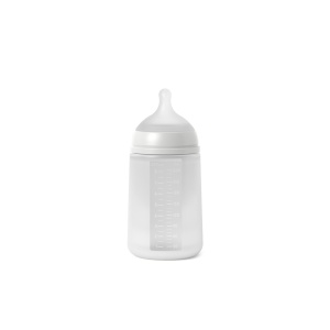 Biberon din silicon, 240ml, Colour Essence SX Pro debit mediu, transparent - Img 2