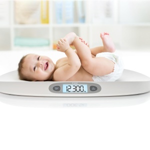 Cantar digital pentru bebelusi BabyCare, pana la 25 kg, ecran iluminat, memorie, 0+ luni, Reer 64120 - Img 7