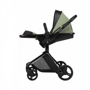 Carucior transformabil 2 in 1 Nasjo, Wild climber, Verde, Skiddou - Img 6