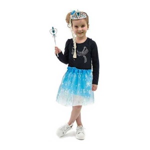 Costum Ice Princess cu Fustita, Diadema si Bagheta magica. Toi-Toys TT12456 - Img 4