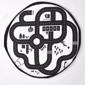 Covoras de joaca si saculet de jucarii 2 in 1 - ROADMAP Drool - Img 2