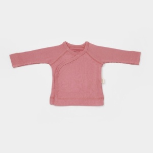 Cutie 4 piese pentru nou nascut - 100% bumbac organic - Roz, BabyCosy - Img 2
