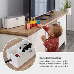 Cutie protectie cabluri, stechere si prelungitoare, Reer CableGuard 78020 - Img 9