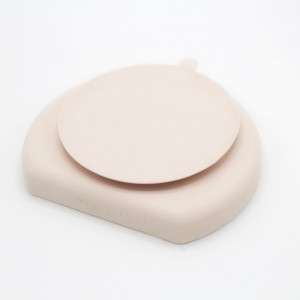 Farfurie din silicon cu 3 compartimente pentru auto-diversificare BabyJem (Culoare: Vernil) - Img 4