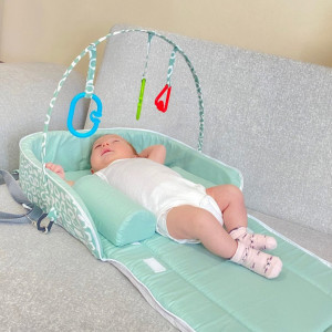 Geanta multifunctionala 3 in 1, BabyJem, 60x100 cm - Img 8