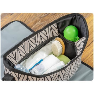 Geanta organizator cu aleza pentru schimbat scutecul bebelusului Reer Clip&Go Vario 84072 - Img 3