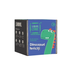 Joc de atentie Learning Cube® - Dinozauri fericiti