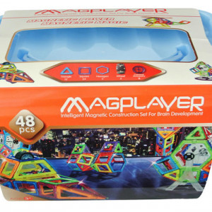 Joc de constructie magnetic - 48 piese - Img 2