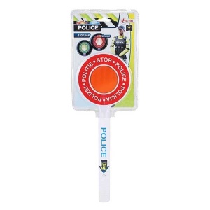Jucarie Semn rutier STOP, cu Lumini, 2 Fete Rosu Verde, 33 cm Toi-Toys TT14863A - Img 1