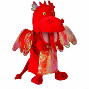 Marioneta de mana Dragonul Rosu Fiesta Crafts FCT-2363 - Img 2