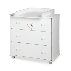 Mobilier Camera copii Si Bebelusi KLUPS SAFARI GIRAFFE Alb - Img 3