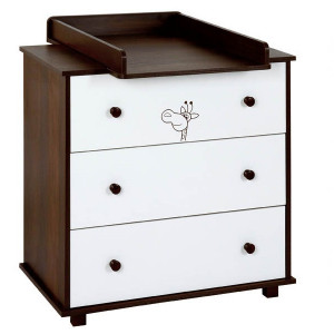 Mobilier Camera copii Si Bebelusi KLUPS SAFARI GIRAFFE Wenge 2 + Polita CADOU (Stoc LIMITAT) - Img 2
