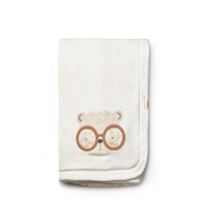 Paturica pentru nou nascut, 100% bumbac organic, TeddyBear, BabyCosy - Img 3