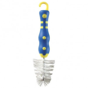 Perie mini pentru suzete si tetine, cu maner antialunecare, 0+ luni, nip 37011 - Img 5