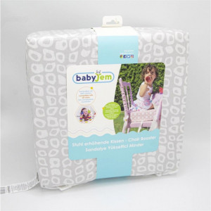 Pernuta inaltator 32x32 cm pentru scaun de masa (Culoare: Gri) - Img 3