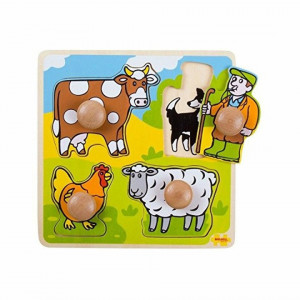 Primul meu puzzle - 4 animale domestice - Img 2
