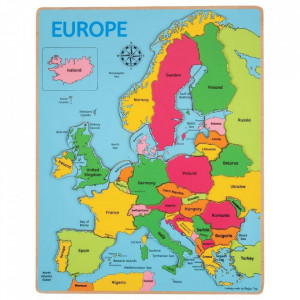 Puzzle incastru harta Europei - Img 4