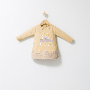 Rochita cu volan pentru fetite Fun Penguin, Tongs baby (Culoare: Gri, Marime: 6-9 luni) - Img 2