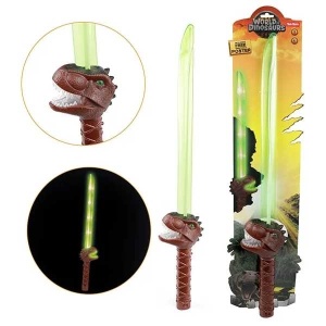 Sabie laser cu sunete si lumini Jurassic Revival 74cm Toi-Toys TT12054A - Img 2