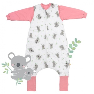 Sac de dormit cu picioruse si maneca lunga detasabila Koala 90 cm + manseta 1.0 Tog