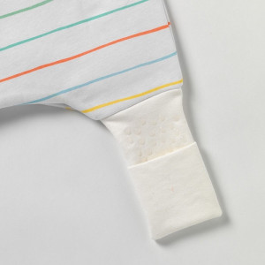 Sac de dormit cu picioruse si talpa antiderapanta Rainbow Stripes 100 cm + manseta 1.0 Tog - Img 3