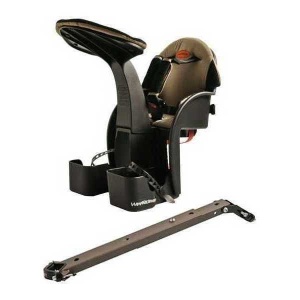 Scaun bicicleta copii Deluxe, Pozitie montare Centru, 15 Kg si Casca Protectie XS 44-48 Penguin WeeRide WR03SKPG - Img 2