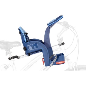 Scaun bicicleta copii SafeFront Deluxe, Pozitie montare Centru, 15 Kg si Casca Protectie XS 44-48 Police WeeRide WR10SKPL - Img 5