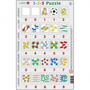 Set 12 Puzzle-uri 1-2-3, 25 Piese Larsen LRP46 - Img 7
