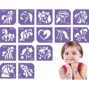 Set 15 sabloane pentru tatuaje temporare Tytoo KKCST4530033 - Img 8