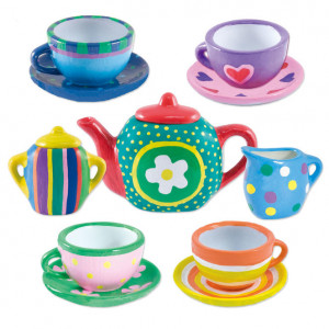 Set ceramica: Picteaza un set de ceai - Img 3