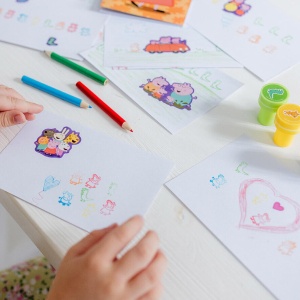 Set creativ cu stampile - Peppa Pig - Img 6