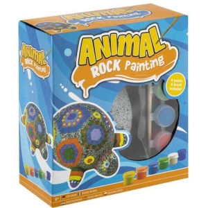 Set Creativ Pictura pe Pietre Animal 8 piese Grafix GR200065 - Img 1
